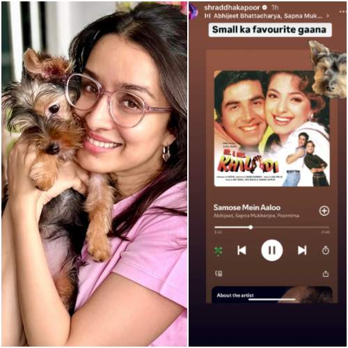 Akshay Kumar and Juhi Chawla starrer Mr and Mrs Khiladi song Samose Mein Aaloo has THIS connection with Shraddha Kapoor’s  furry friend Small