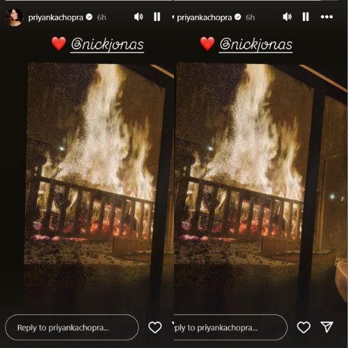 Priyanka Chopra enjoying cozy fireside moments with hubby Nick Jonas is a gentle reminder that winter is coming