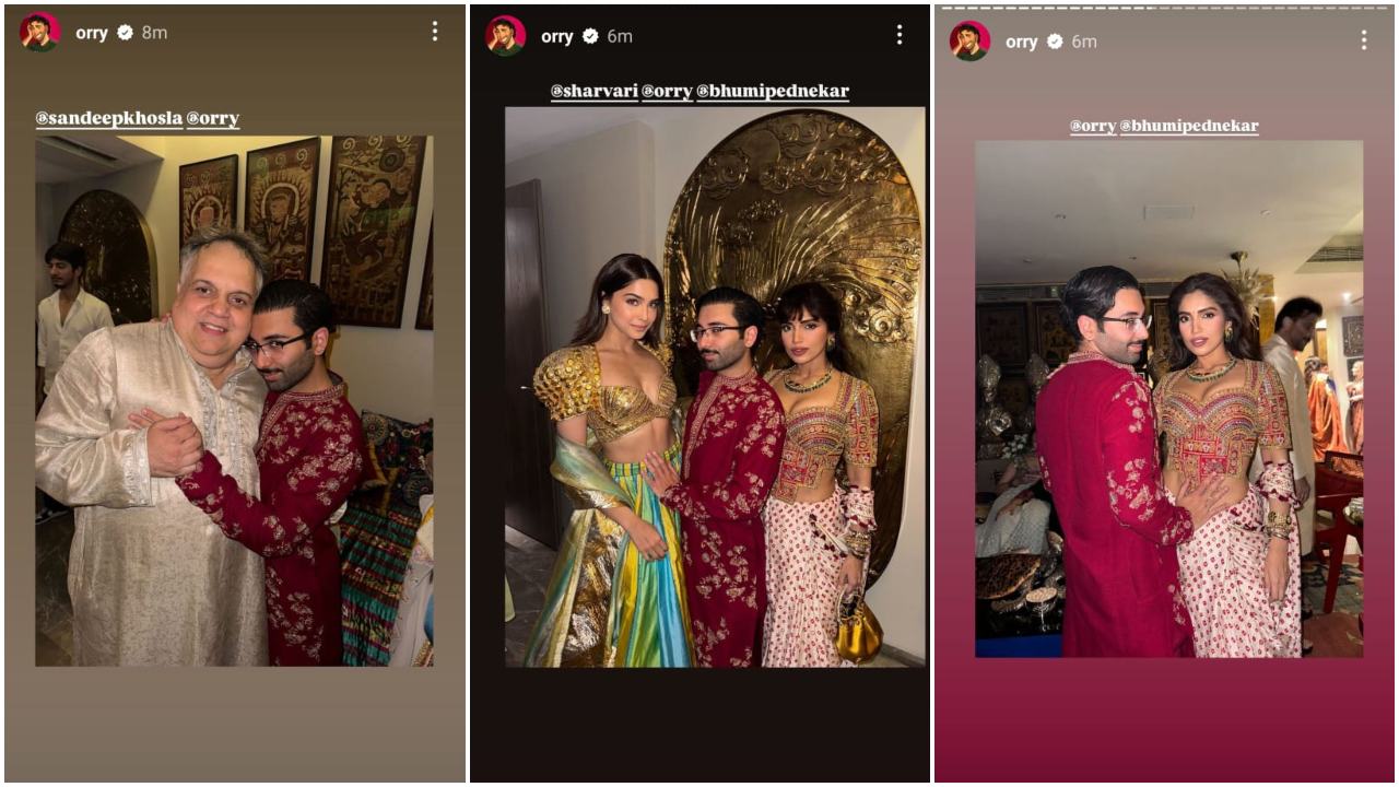INSIDE Abu Jani Sandeep Khosla’s Diwali Bash: Vijay Varma-Tamannaah Bhatia, Agastya Nanda, Karan Johar, Neetu Kapoor and more dazzle during special night