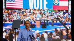 Obama and stars help Democrats shore up Georgia votes
