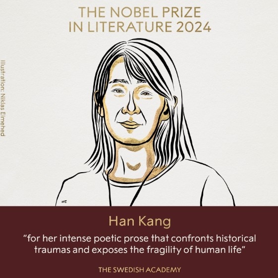 Nobel Prize In Literature Goes To South Korean Author Han Kang