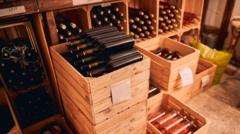 Fake vintage wine gang busted in France and Italy, police say