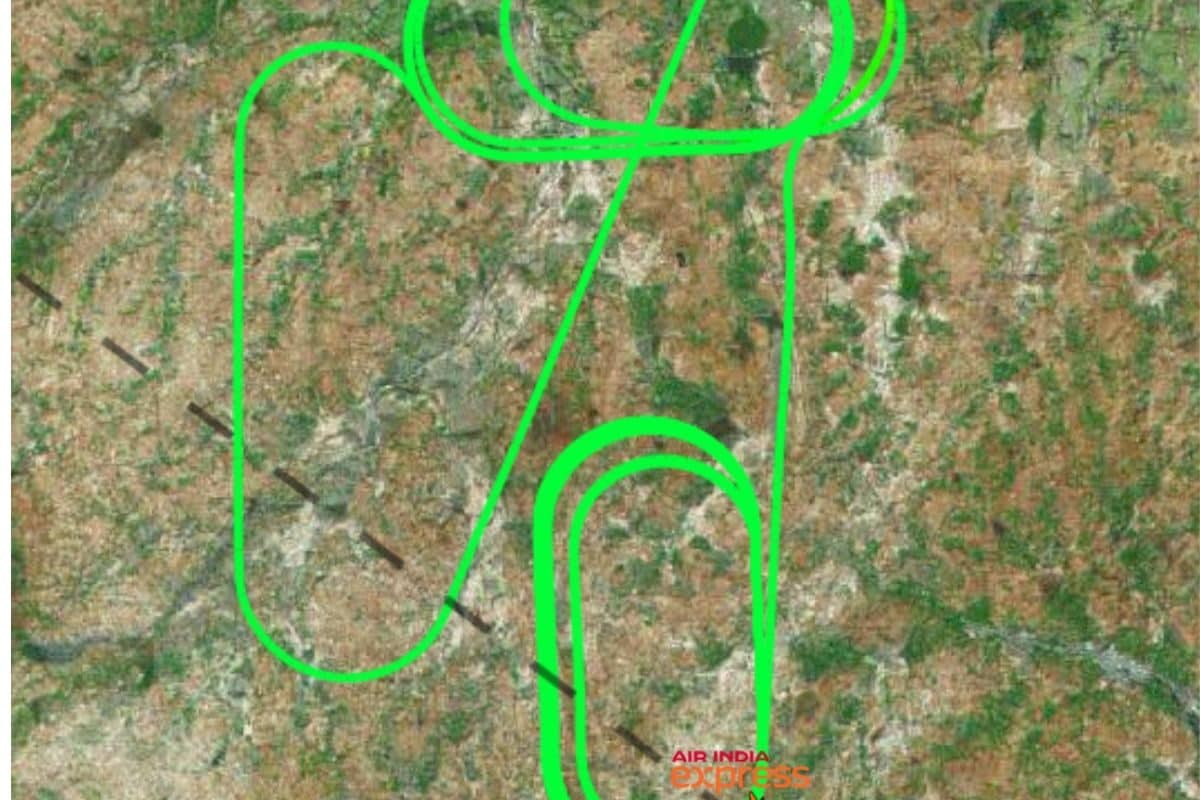 AI Express Sharjah-Bound Flight Faces Landing Gear Issue; Circles Over Trichy For 2 Hours Before Landing Safely