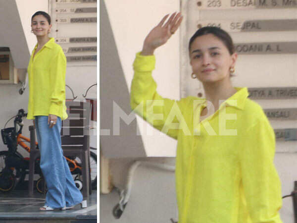 PHOTOS: Alia Bhatt snapped outside Sanjay Leela Bhansalis office