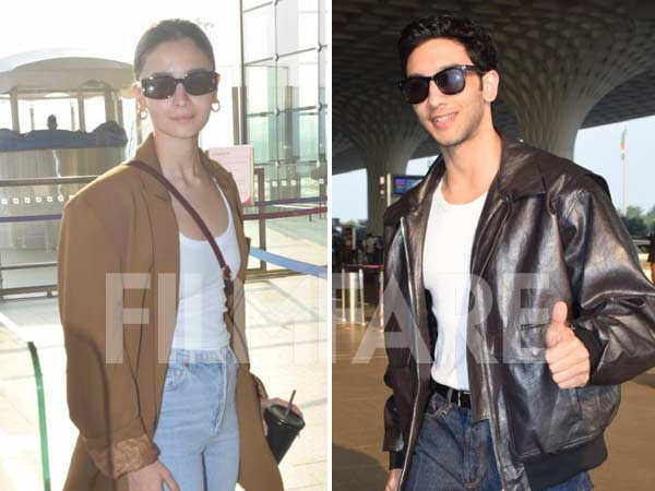 Pics: Jigra stars Alia Bhatt and Vedang Raina get clicked at the airport