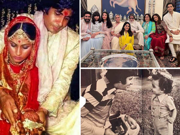 In Photos: Adorable family moments of Amitabh Bachchan
