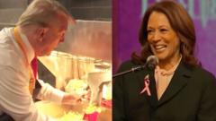 Watch: Trump serves up McDonald’s fries and Harris celebrates birthday