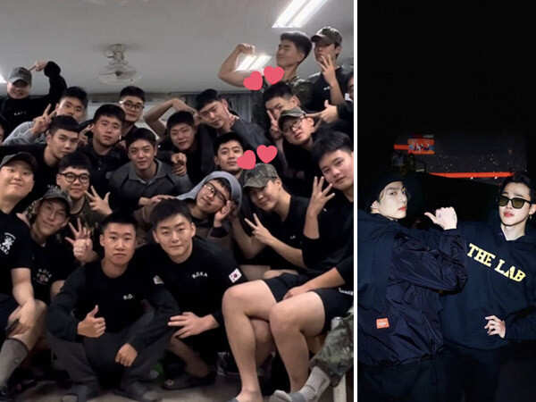 BTS Jimin and Jungkook bid farewell to fellow military member
