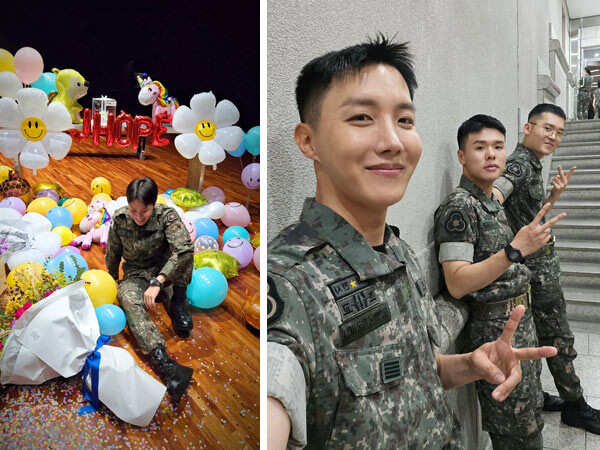 BTSâ J-Hope drops pics from military days after getting discharged