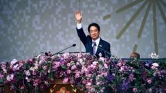 Taiwan’s president vows to resist ‘annexation’