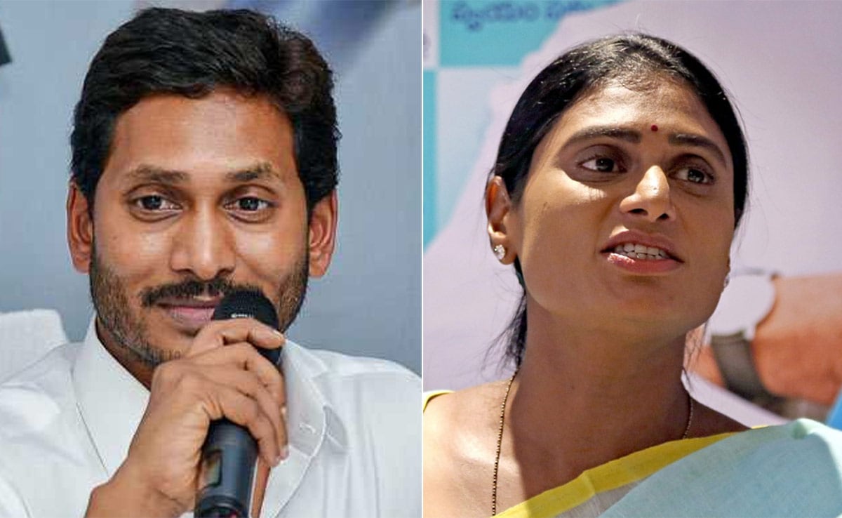 “Duty To Speak Up For…”: Jagan’s Mother Backs Sharmila As Siblings Clash