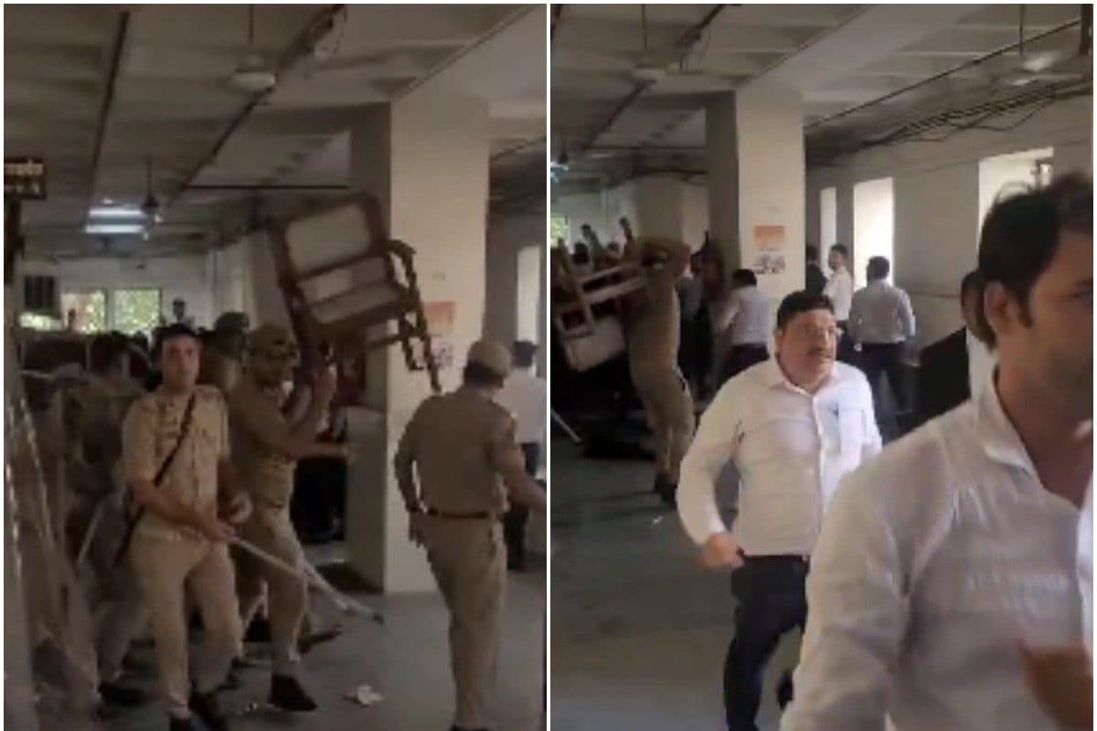 Chaos In Ghaziabad Court During Heated Argument Between Judge & Lawyer, Cops Intervene