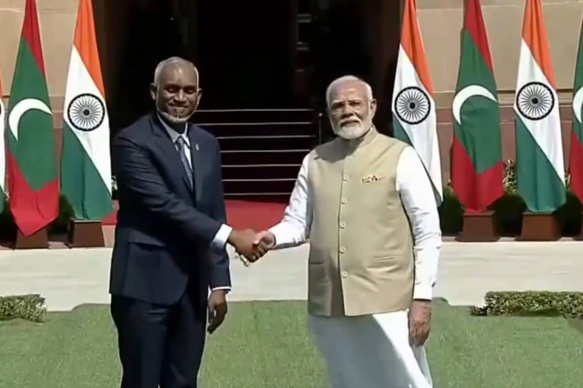 PM Modi Meets Maldives President Muizzu In Delhi, Likely To Discuss Bilateral, Regional Issues Amid Strained Ties