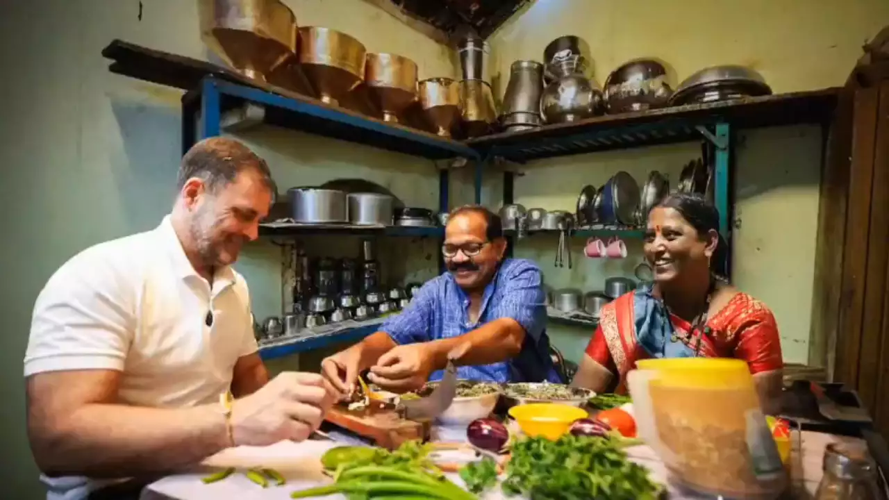 Rahul’s heartfelt cooking session with Dalit man, his family; watch video