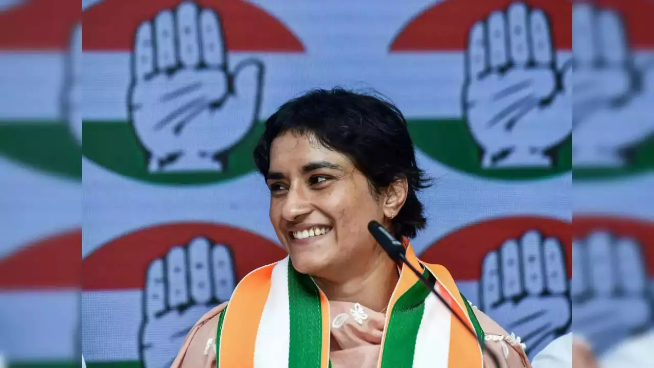 Haryana assembly election: Vinesh Phogat leads from Julana in early trends