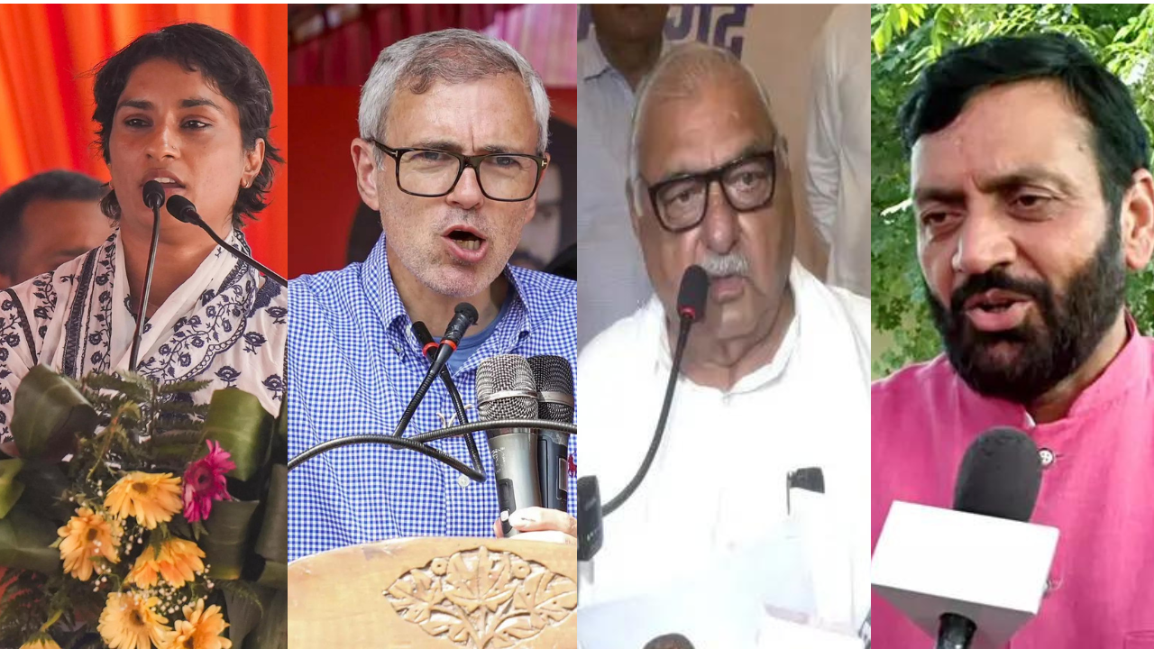 Haryana and J&K assembly election results: Who is leading/trailing