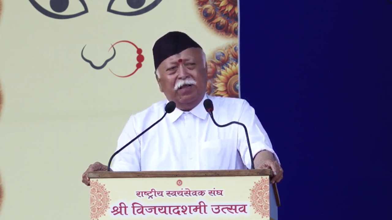 ‘Being weak is a crime’: RSS chief Bhagwat asks Hindus to unite to protect minorities in Bangladesh