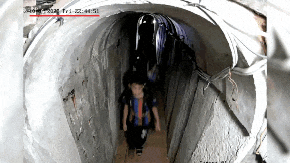 New video shows Hamas chief Sinwar using tunnel with family hours before Oct 7 attack