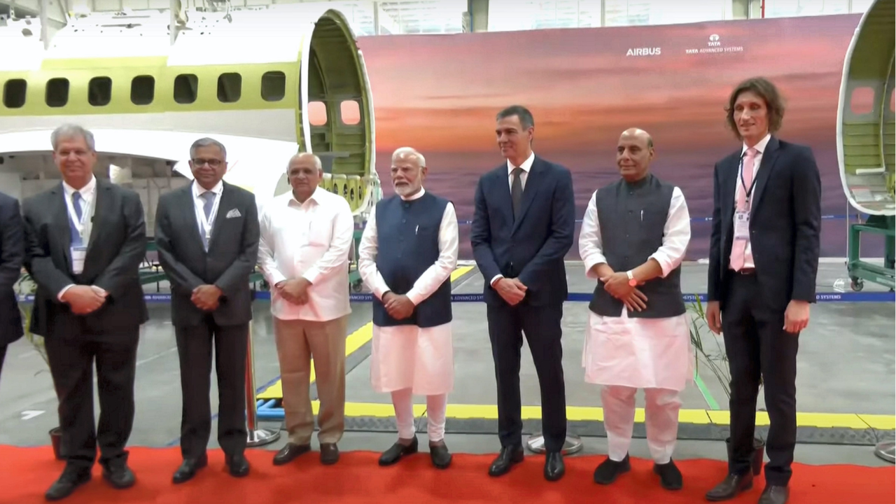 ‘Ratan Tata would have been happy’: PM Modi, Spain PM launch C295 factory