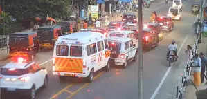 What caused the major pile-up in Kerala CM Pinarayi Vijayan’s convoy?