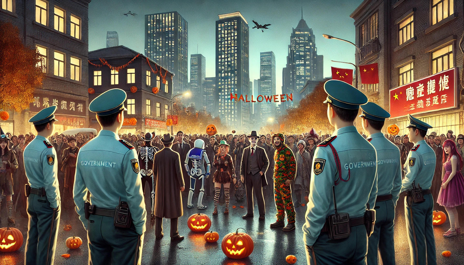 Why China is rattled by Halloween partygoers