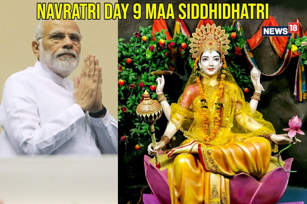 Navratri 2024 Day 9: PM Modi Seeks Maa Siddhidatri’s Blessings