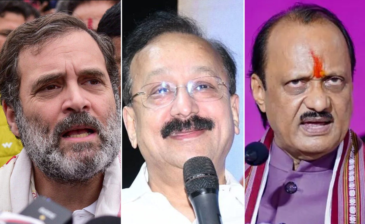 BJP vs Congress After Veteran Leader Baba Siddique Shot Dead In Mumbai
