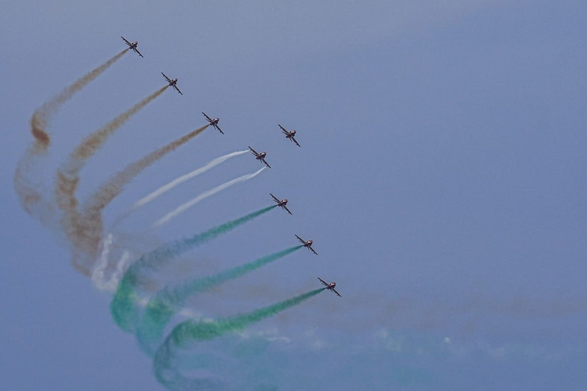 Massive IAF Air Show In Chennai Steals Hearts, Breathtaking Display Dominate Marina Sky