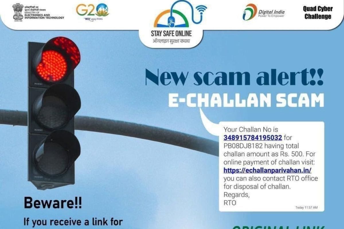 ‘New Scam Alert’: Beware! E-Challan Fraud On The Rise Via Bogus Links, SMS Alerts