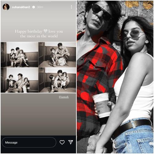 Shah Rukh Khan’s daughter Suhana Khan has cutest birthday wish for man she loves ‘the most’ with THROWBACK pics ft little Aryan Khan