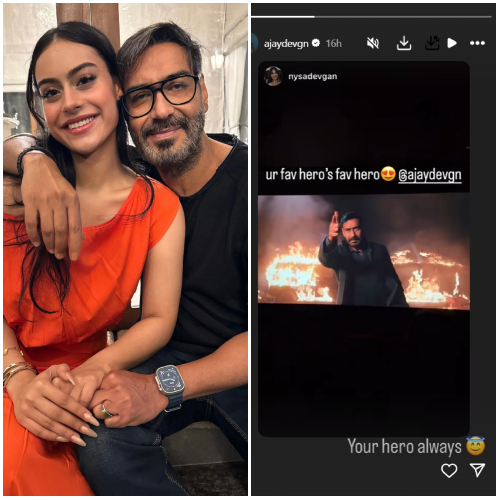 Singham Again: Ajay Devgn’s daughter Nysa calls him ‘fav hero’; actor’s reply is proof of their beautiful bond