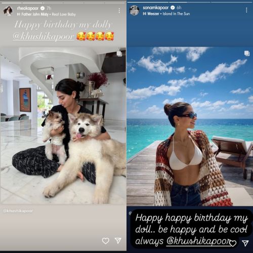 Khushi Kapoor Birthday: Janhvi Kapoor’s BF Shikhar Pahariya calls her ‘best dog mommy’; Sonam Kapoor, Shanaya and more send good wishes