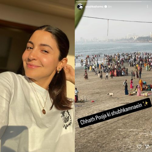 Chhath Puja: Anushka Sharma sends good wishes to her fans with special picture from public celebration; don’t miss