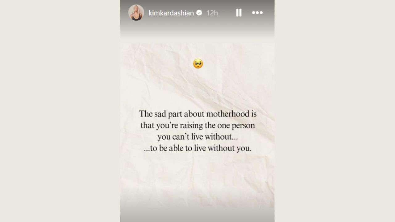 Kim Kardashian Opens Up About Challenges Of Motherhood Amid Claims Kanye West Spends Little Time With Their Kids