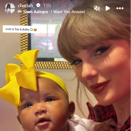Taylor Swift Becomes ‘Auntie Tay’ To Chariah Gordon’s Baby Daughter At Recent Chiefs Game; SEE Here