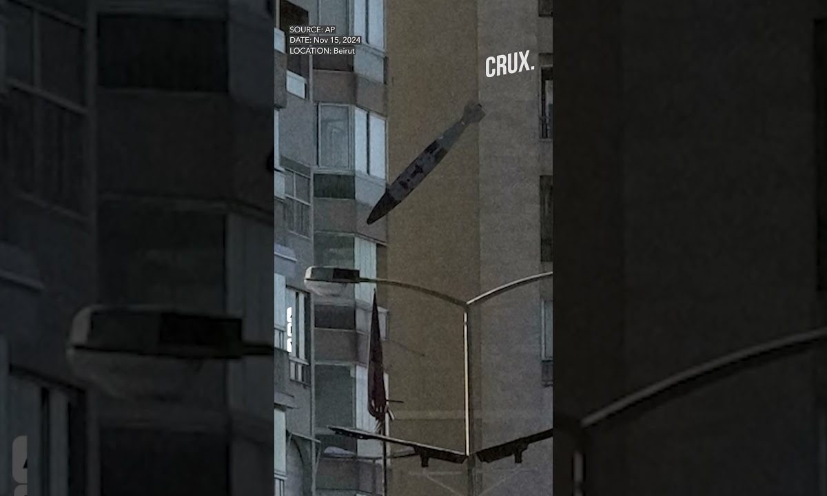 Watch: Moment Israel’s “Dumb Bomb” Strikes Photographer’s Childhood Neighbourhood | Hezbollah War