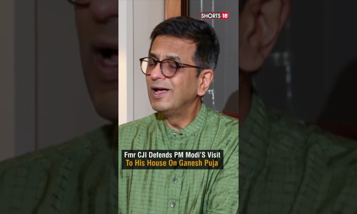 Fmr CJI Defends PM Modi’S Visit To His House On Puja | ‘Visit Not Affected Any Outcome’ | N18S