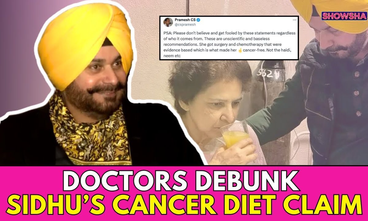 Navjot Singh Sidhu’s Diet-Based Cancer Cure For Wife Called ‘Unscientific’ By Top Oncologists