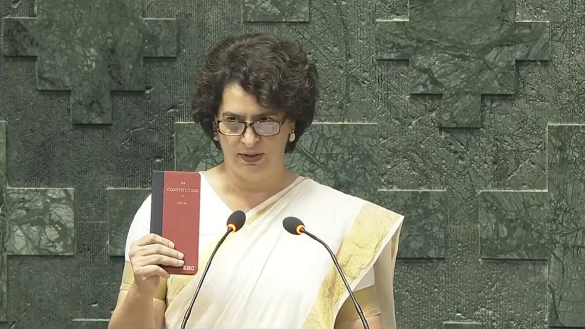 Parliament Winter Session Live: Priyanka Gandhi Takes Oath As Wayanad MP