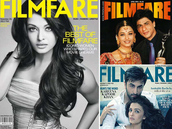 Birthday Special: Aishwarya Rai Bachchanâs Filmfare covers over the years