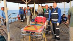 Search for 16 missing from Red Sea boat enters second day