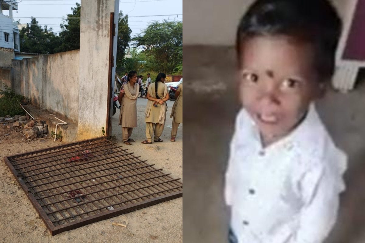 Hyderabad: 6-Year-Old Dies Of Head Injuries After Iron Gate Falls On Him At School Hyderabad: 6-Year-Old Dies Of Head Injuries After Iron Gate Falls On Him At School