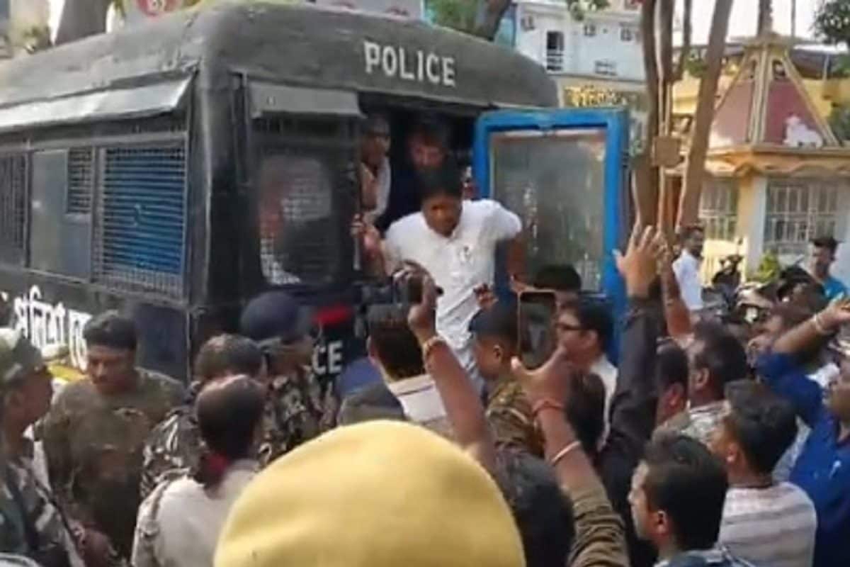 Bengal BJP President’s Convoy Stopped By Police On Way To Trouble-Torn Beldanga