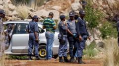 South Africa cuts supplies to thousands of illegal miners hiding underground