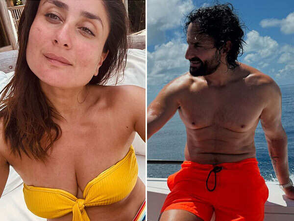 In pics: Kareena Kapoor Khan and Saif Ali Khanâs beach getaway