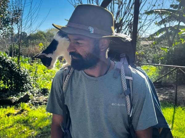 Superstar Mohanlals son Pranav is working on a farm in Spain