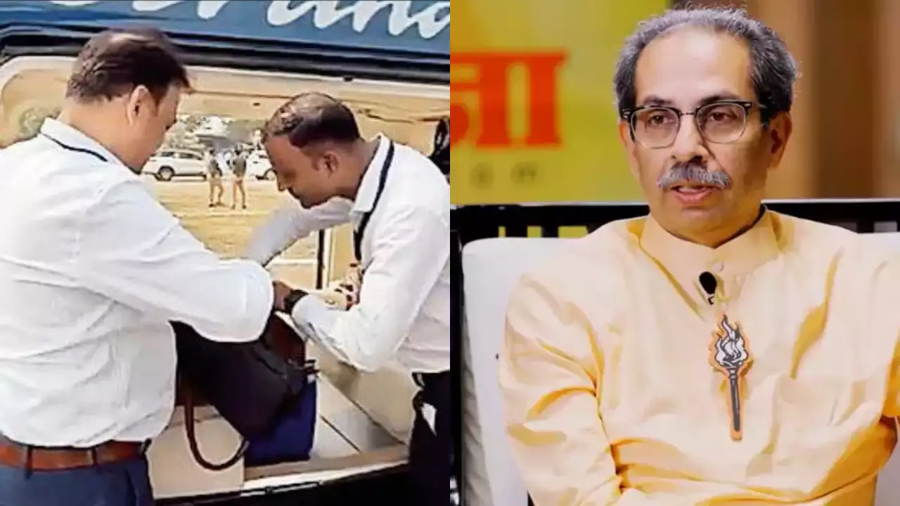 Uddhav Thackeray’s bags searched, asks EC if it checks PM Modi and Amit Shah