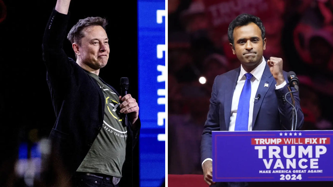 Trump says Elon Musk, Vivek Ramaswamy to lead department of government efficiency