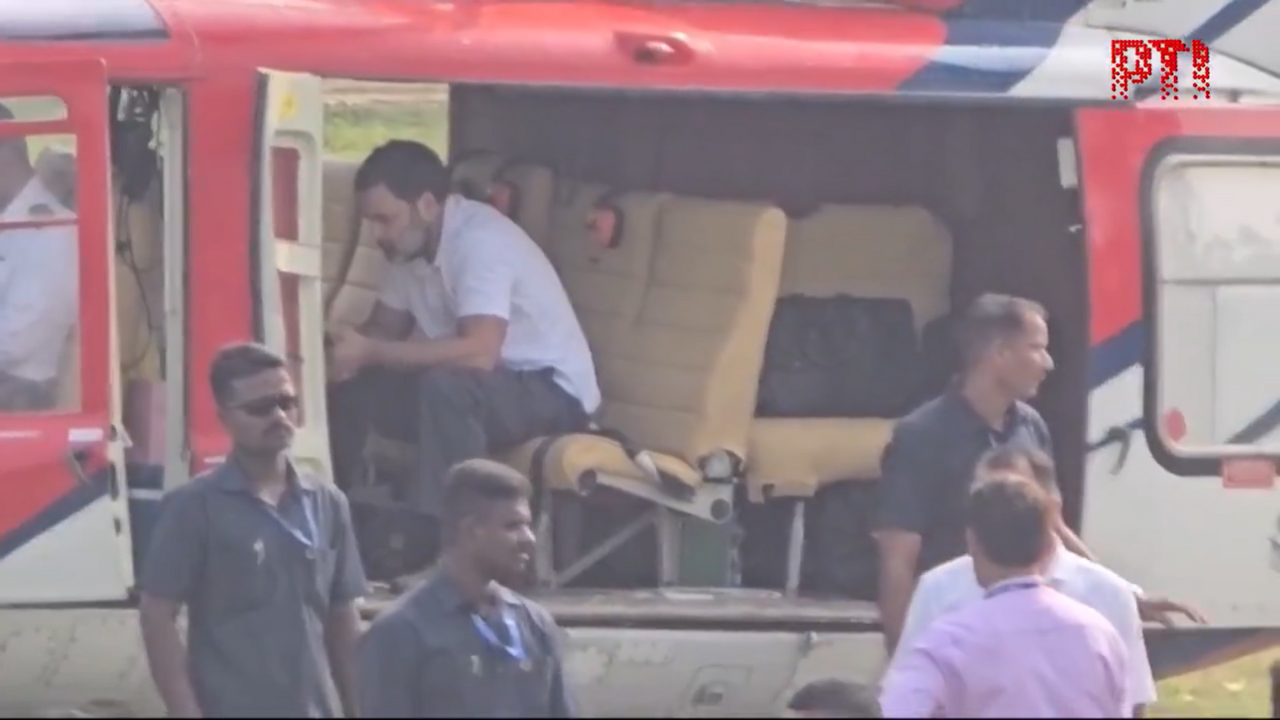 After Hemant Soren, Rahul’s chopper halted in Jharkhand, awaits ATC’s clearance