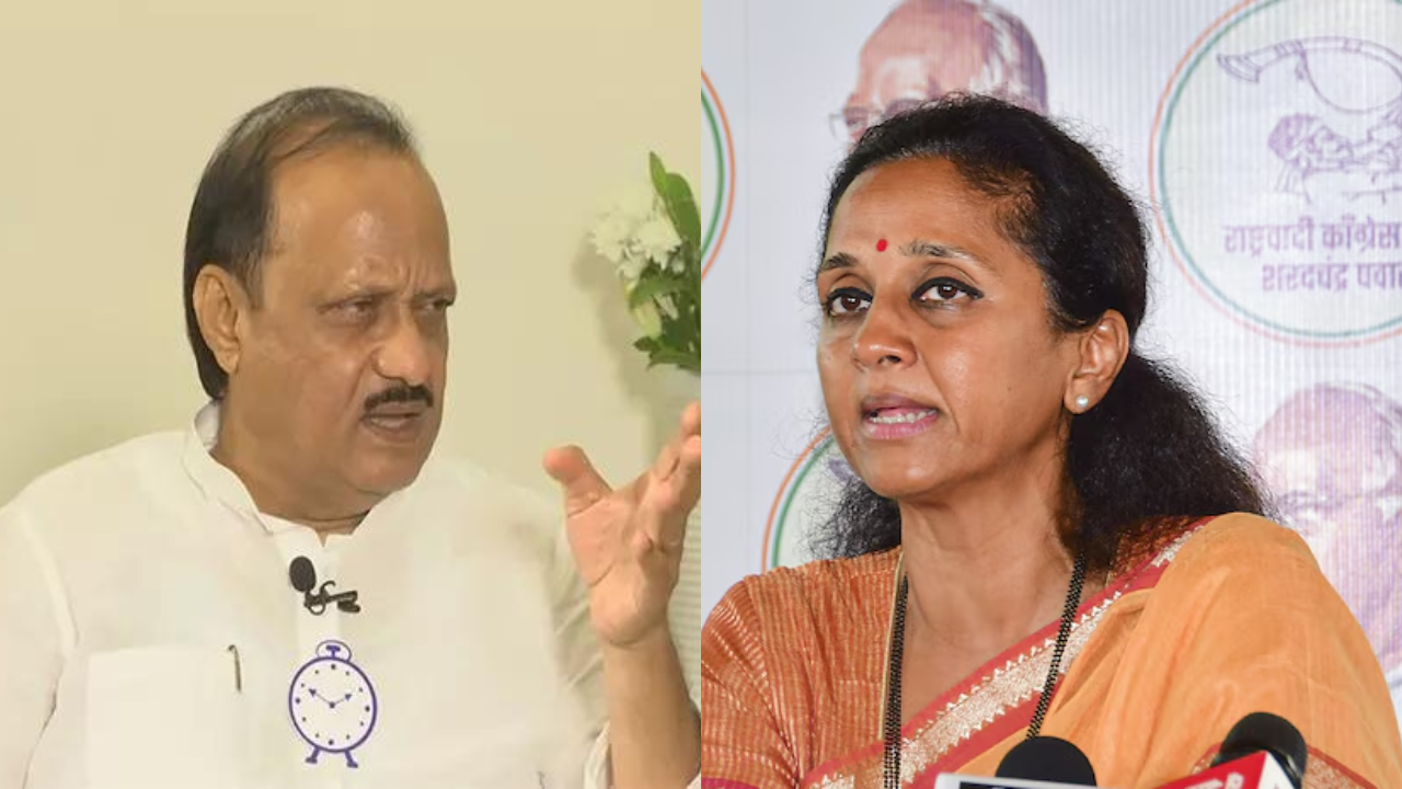 Bitcoin audio clip: ‘Sister’s voice’, says Ajit Pawar; ‘jhoot hai,’ says Supriya Sule